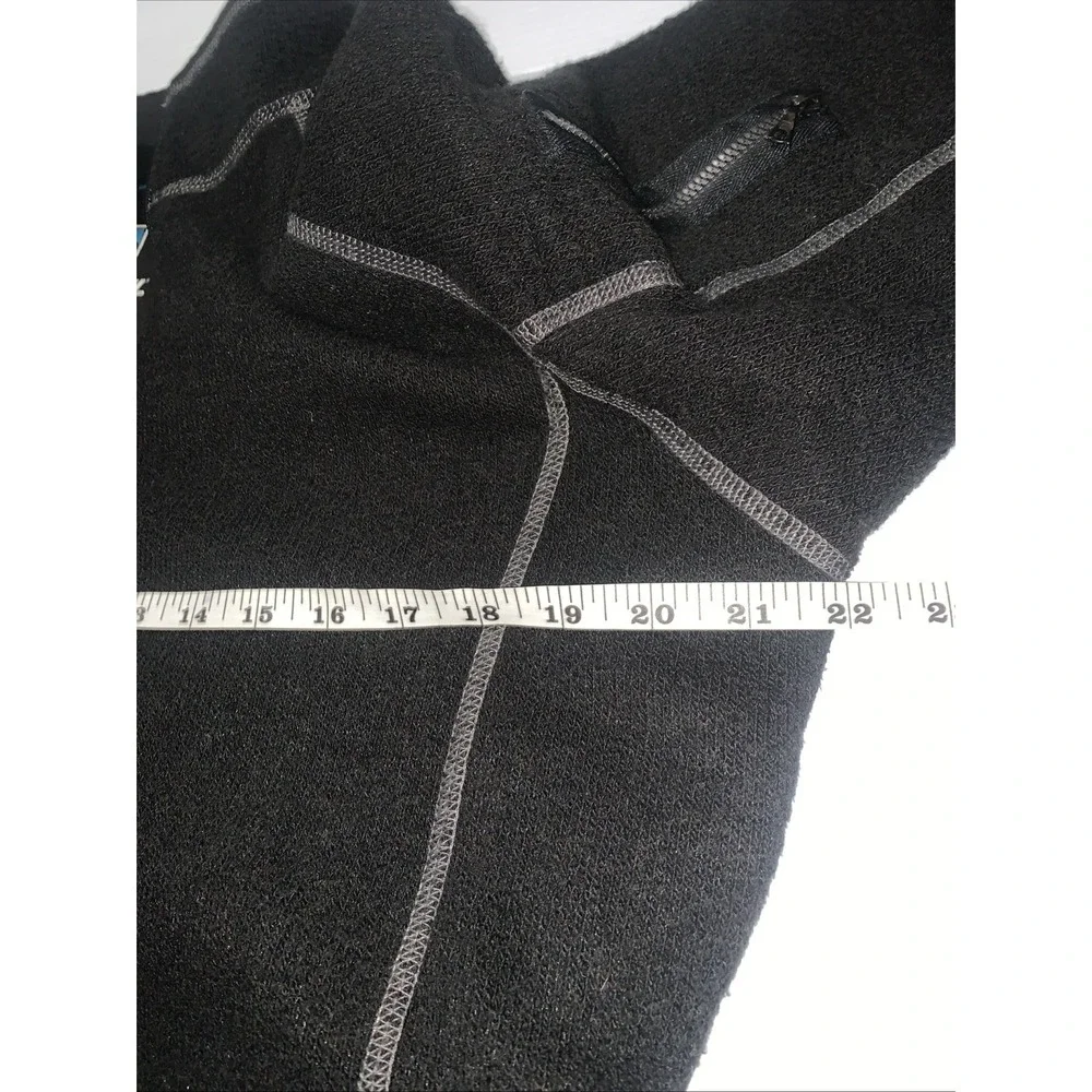 Kuhl Men's Alfpaca Full Zip Black Fleece Jacket Size Large Outdoor Hiking